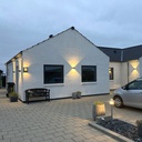 LEDlife CUBIC 6W Væglampe Sort Firkantet Op/Ned Justerbar Inde/Ude IP65 inkl. Lyskilde - 6W Effekt 230V 450lm RA 80