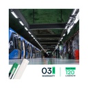 V-Tac 40W LED armatur - 120 cm, 3 års garanti, 230V