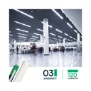 V-Tac 40W LED armatur - 120 cm, 3 års garanti, 230V