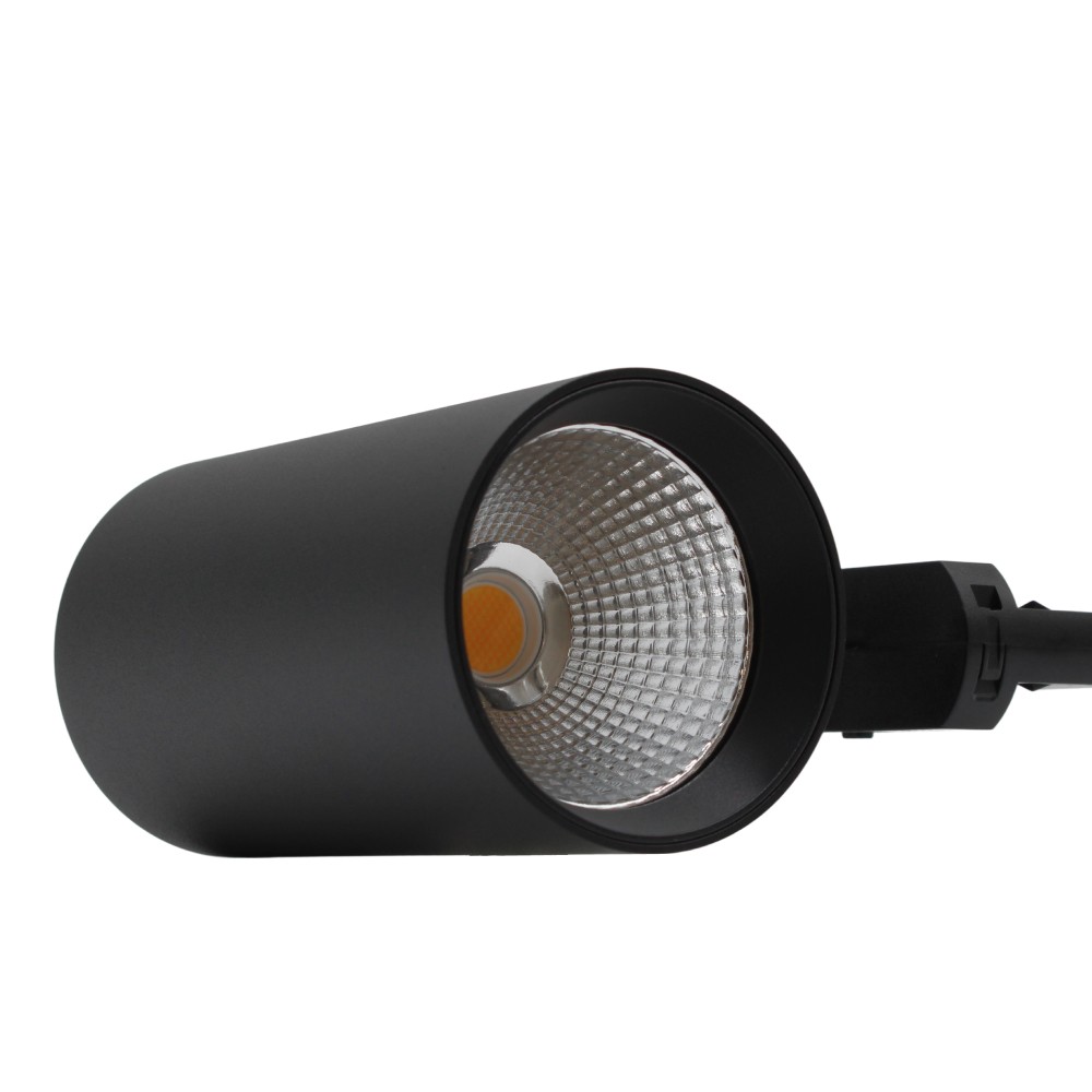 LEDlife CCT justerbar skinnespot 28W - Sort, Justerbar CCT + lysstyrke, RA90, 3200lm, Flicker free, 3-faset