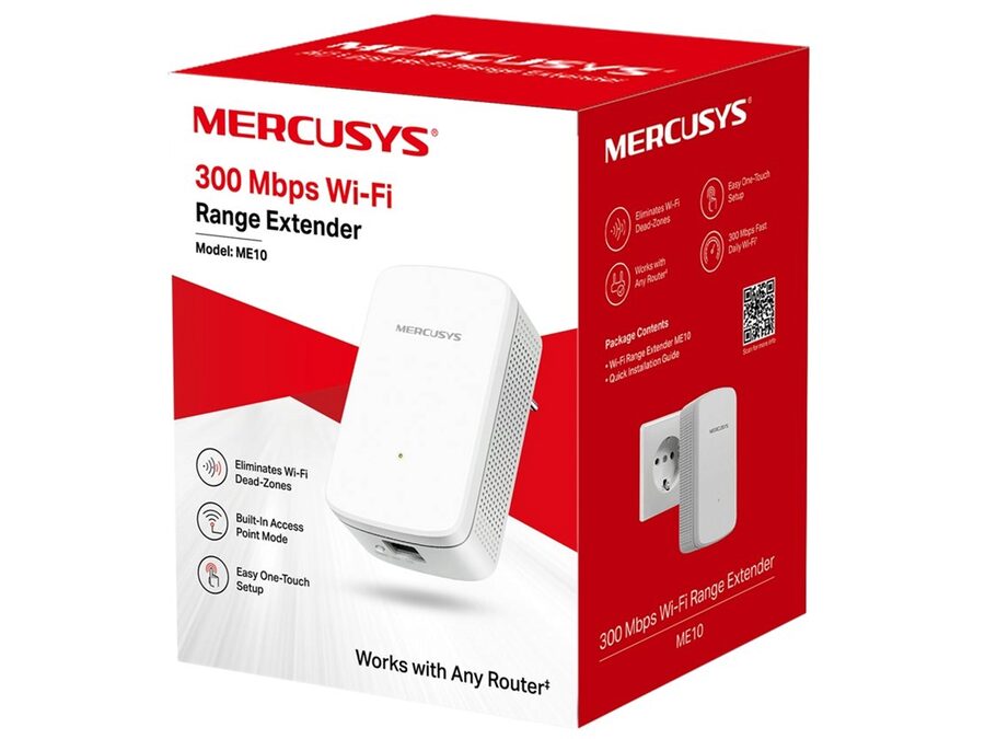ME10 V1 WiFi-rækkeviddeforlænger (til stikkontakt)