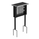 Sort solcelle insektlampe IP65 - 10W - Dækker 60m2 - Effekt: 1,3W