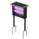 Solcelle insektlampe - Sort, IP65, 20W, dækker op til 120m2, Effekt: 1,3W - Til udendørs brug.