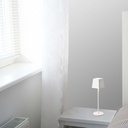 2W LED Bordlampe - 3000K, Hvid, Husdesign