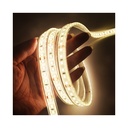 15m Vandtæt LED Pool Strip med 120 LED pr. meter, 7,5W/m, 24V, IP68, RA80, 750lm/m - Ideel til poolbelysning