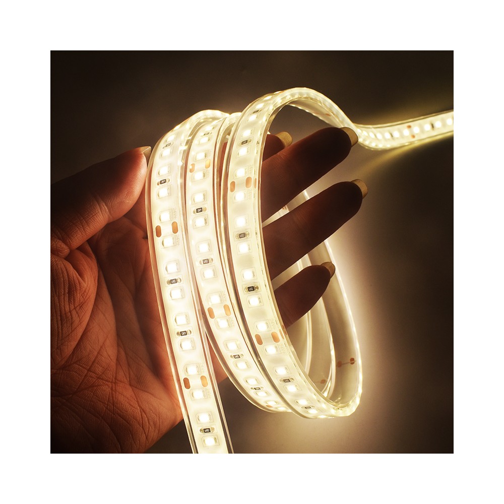 20m Vandtæt Pool LED Strip med 120 LED pr. meter, 7,5W/m, IP68, 24V, 750lm/m, RA80