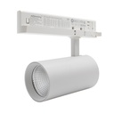 29W Dæmpbar hvid skinnespot fra LEDlife med høj effektivitet på 140 lm/W, RA 90 og 38 graders spredning, passer til 3-fasede systemer