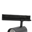 29W Sort Dæmpbar Skinnespot LEDlife 140 lm/W RA 90 38° 3-faset - Effektiv belysning til ethvert rum