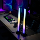 RGBIC ambient light bar - 42cm med Bluetooth og 5W effekt, inkl. 2 stk. USB-input, 5V, til stemningsfuld belysning