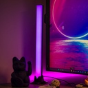2 stk. RGBIC ambient light bar - 32cm, Bluetooth, 5W effekt, 5V USB-indgang