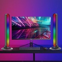 2 stk. RGBIC uendelige ambient light bar - 28cm, Bluetooth, 5W, USB-opladning