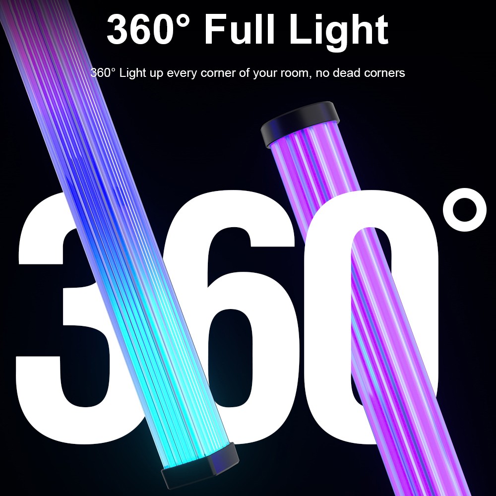 2 stk. RGBIC Ambient Light Bar - 33cm, Bluetooth, Effekt: 5W, Input: 5V USB