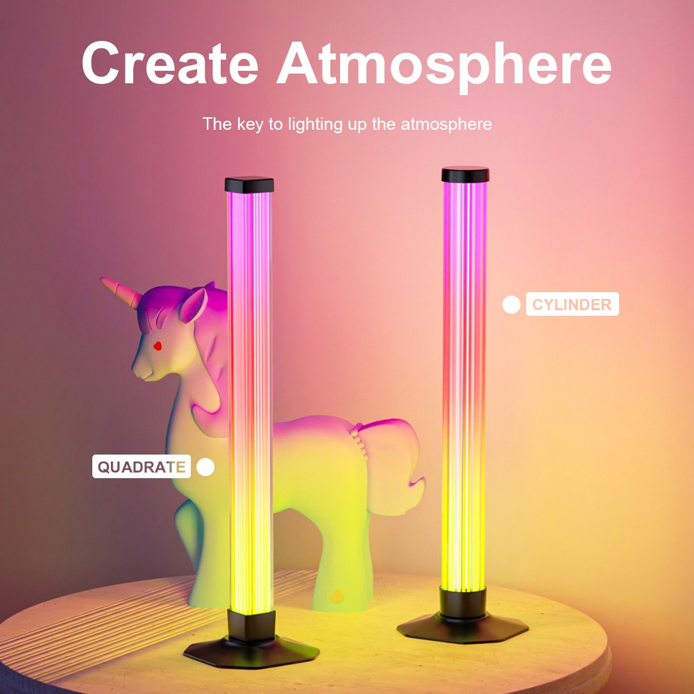 2 stk. RGBIC Ambient Light Bar - 33cm, Bluetooth, Effekt: 5W, Input: 5V USB