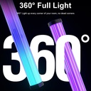 2 stk. 43cm RGBIC ambient light bar med Bluetooth og 5W effekt - USB-indgang 5V