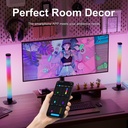 2 stk. 43cm RGBIC ambient light bar med Bluetooth og 5W effekt - USB-indgang 5V