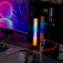 2 stk. 43cm RGBIC ambient light bar med Bluetooth og 5W effekt - USB-indgang 5V