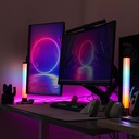 2 stk. 43cm RGBIC ambient light bar med Bluetooth og 5W effekt - USB-indgang 5V