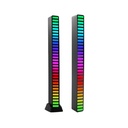 RGBIC musiksynkroniseringsbordlampe - 18cm, indbygget batteri, Bluetooth, 3W effekt, 5V USB input