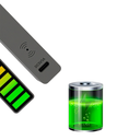 RGBIC musiksynkroniseringsbordlampe - 18cm, indbygget batteri, Bluetooth, 3W effekt, 5V USB input