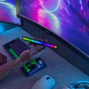 RGBIC musiksynkroniseringsbordlampe - 18cm, indbygget batteri, Bluetooth, 3W effekt, 5V USB input