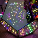 Infinity spejl lys - RGBW, 9W, USB tilslutning, inkl. fjernbetjening og 600lm.
