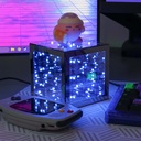 Infinity Cube 10x10 RGBIC - 3D lys effekt med fjernbetjening og USB tilslutning.