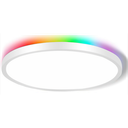 CCT loftlampe med RGBIC backlight - Ø30cm, 39W, Tuya, inkl. fjernbetjening - 230V, 2800lm