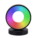 Cirkel RGBIC lampe med Bluetooth og USB-opladning - 18x15cm, 10W, 5V USB tilslutning