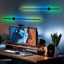 80cm RGBIC justerbar væglampe med Bluetooth og USB-port - 10W, 5V input