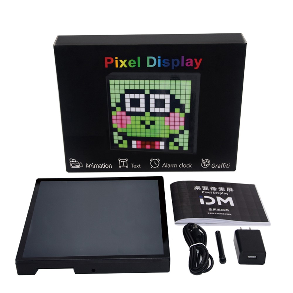 32x32 Pixel Bluetooth LED Display med 10W Effekt og 5V USB Input - Perfekt til brugervenlig visning og tilslutning.