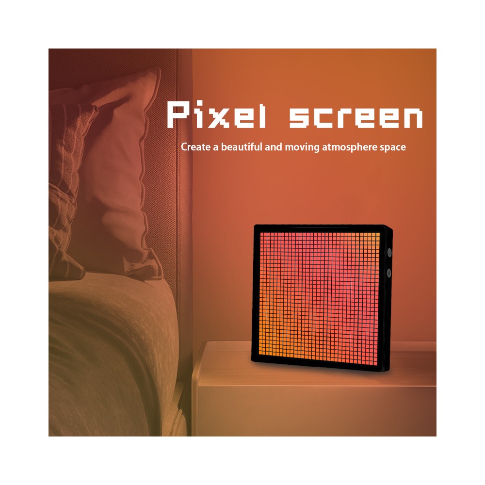 32x32 Pixel Bluetooth LED Display med 10W Effekt og 5V USB Input - Perfekt til brugervenlig visning og tilslutning.
