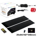 Pixel matrix panel 20x64 med Bluetooth og 5V USB-tilslutning