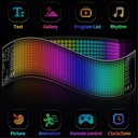 Pixel matrix panel 32x96 - Bluetooth, 5V USB til DIY projekter og festlig belysning