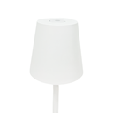 Opladelig LED mini bordlampe - Hvid, 24cm, touch dæmpbar, IP54