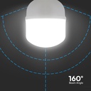 T100 LED Pære 30W E27 Plastik, 6500K - Kraftig lysstyrke på 3210lm og høj farvegengivelse med RA80