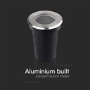Mini nedgravningsspot GU10 lampe, rund, V-Tac Pro serie, 3 års producentgaranti, IP67