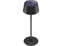 Trådløs LED solar bordlampe, sort (IP44)