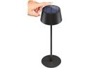 Trådløs LED solar bordlampe, sort (IP44)