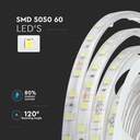 V-Tac Stænktæt LED Strip - 5m, 9W/m, 24V, IP65