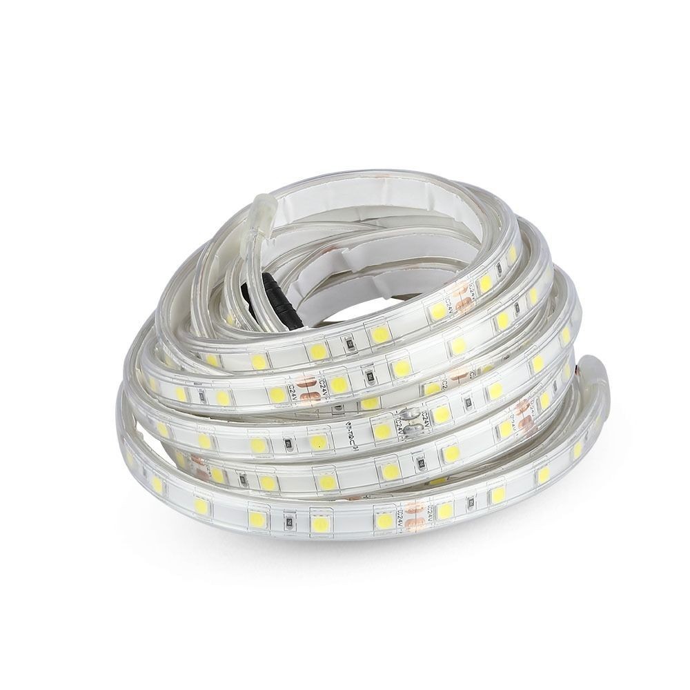 V-Tac Stænktæt LED Strip - 5m, 9W/m, 24V, IP65