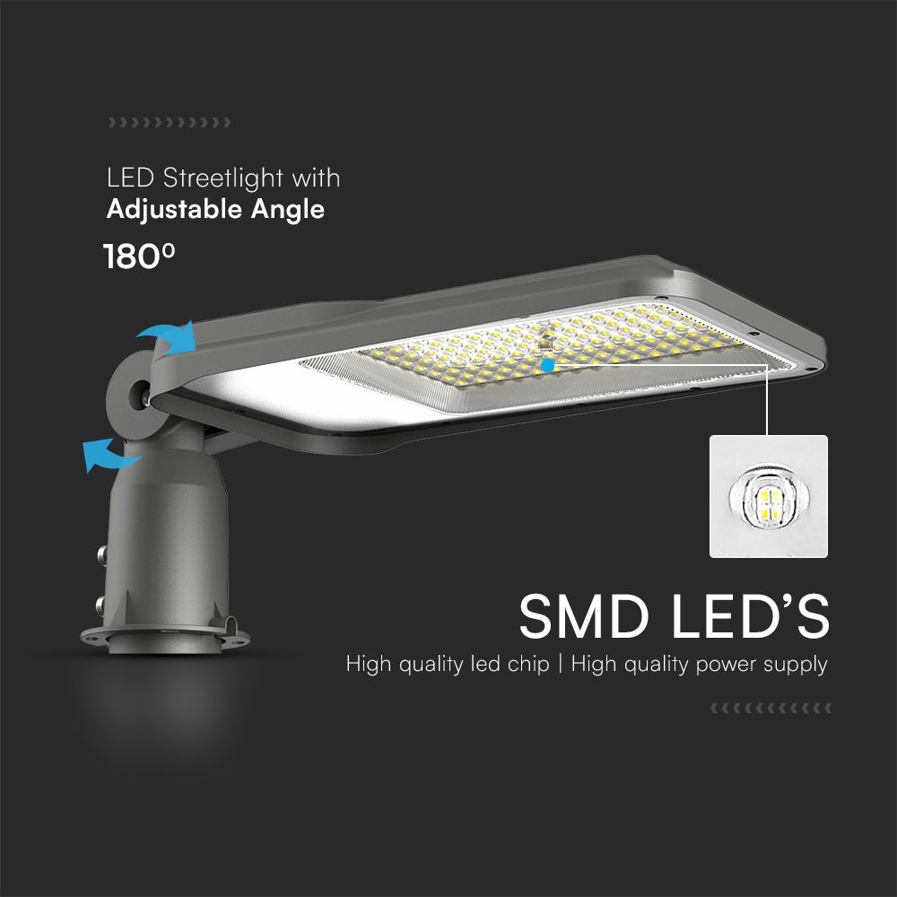 V-TAC LED gadebelysning 50W med Samsung chip, 4000K, 4700lm, RA80, IP65 - 5 års producentgaranti