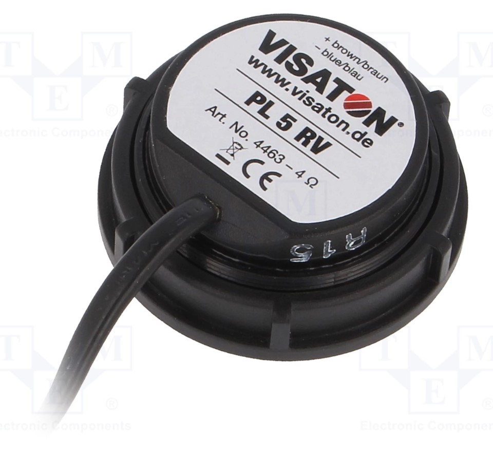 Full range højttaler - 10W 4ohm, Ø54,1x24mm