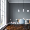 Hvid glaspendel lampe - elegant belysning til ethvert rum
