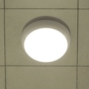 10W Fuldt Runde Dome Lys - Nødbatteri, Samsung Chip, 4000K, IP65, 720lm, RA80, 3 års garanti