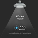 100W LED Nedhængt Gadelygte Samsung Chip 4000K (130lm/W) - 5 års garanti