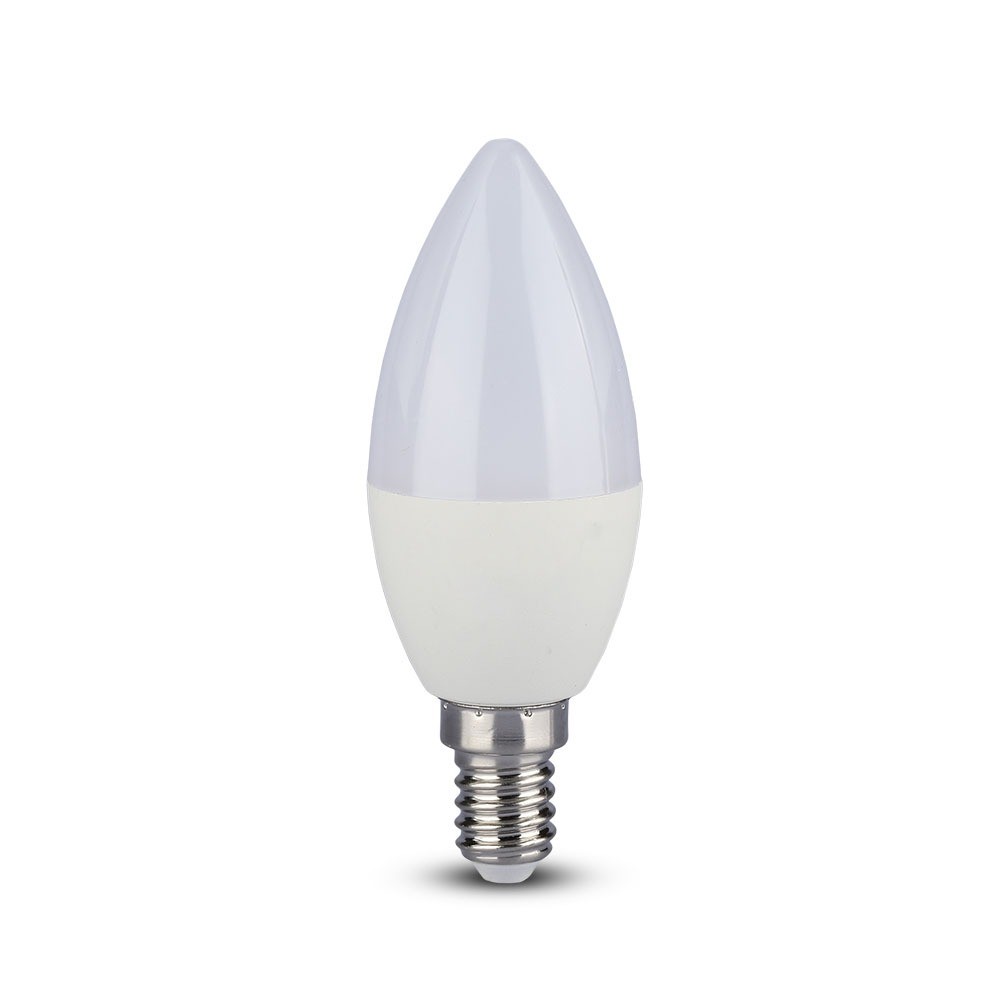 3,5W RGB+6400K Kertepære E14 - Dæmpbar med RF Kontrol - 320lm - RA80