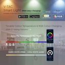 V-Tac 5W Smart Home LED pære - Tuya/Smart Life, kompatibel med Google Home, Alexa og smartphones, E14