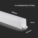 V-Tac 4W kompakt armatur - Samsung LED chips, 30 cm, 360lm, RA80 (5 års producentgaranti)