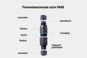 Kabelsamler m. klemmesamlemuffe - 3pol, Ø3,5-10mm (IP68)