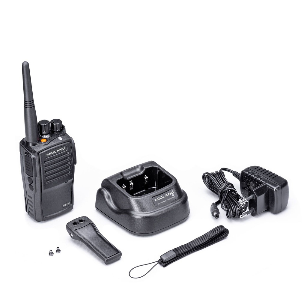 G15 PRO - Prof. PMR446 radio m. Noice Canceling (IP67)
